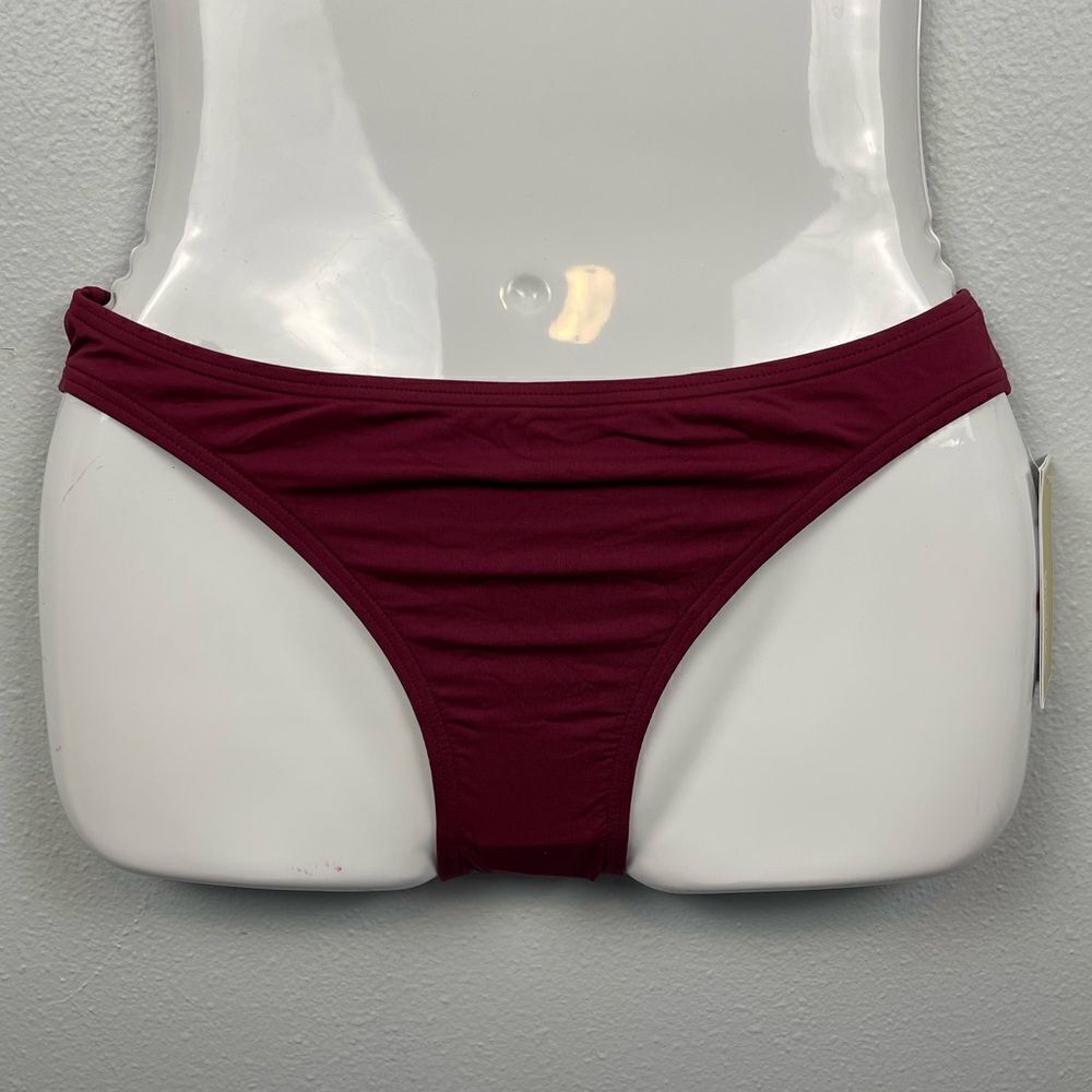 NWT MICHAEL Michael Kors Ruby Red Bikini Bottoms Size S
